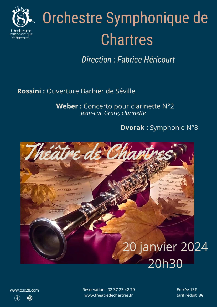 ThéâtreThéâtre de Chartres Affiche concert 2024